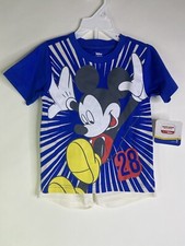 Disney Mickey Mouse 28 T-Shirt Top Shorts Set Outfit Kids Boys 3T NEW