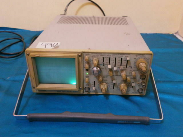 Leader 8060 Oscilloscope 60MHz Made in Japan Expedited Shipping 3