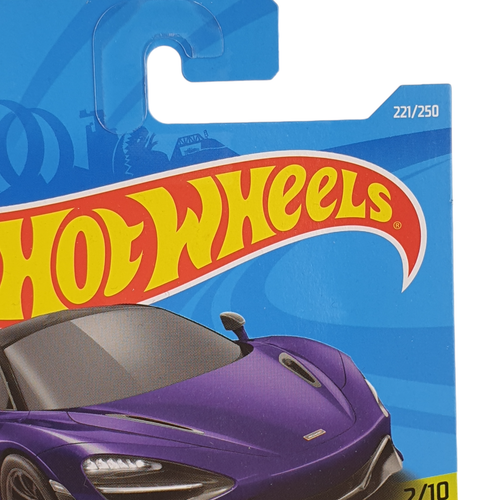 Hot Wheels McLAREN 720S HW Exotics BLUE Sports Car 221/250 2018 NEW Sent In Box - Picture 3 of 5
