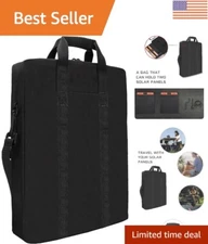 Portable Double Layer Solar Panel Carry Bag for Jackery 100W - 2-Panels Space