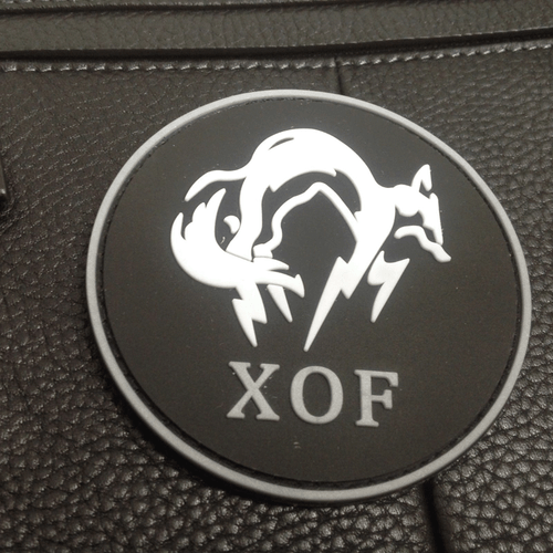 Metal Gear Solid MGS XOF Badge Special Forces Armband 3D PVC Patch - Picture 5 of 6