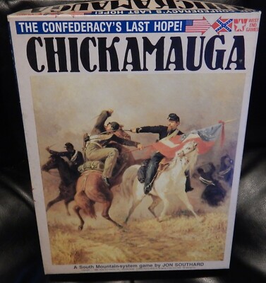 West End Wargame Chickamauga  Board Game Unpunched See Photos