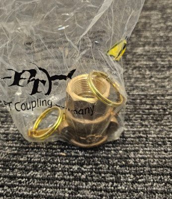 (QTY 2) PT Coupling 10B Aluminum Groove and Cam Lock Stainless Steel