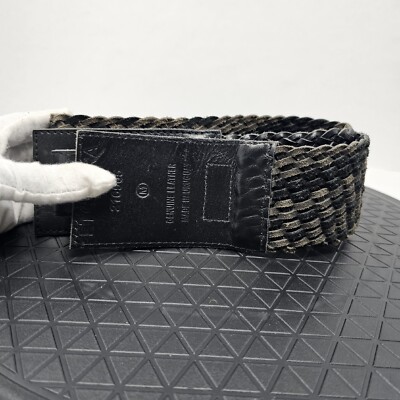 Black‎ ETCetra Belt Etcetera Leather Belt Size Large Bowtie Black Women main image 3