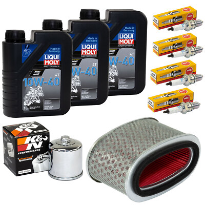 Wartung Set 3L Öl für Honda VT 750 C Shadow 06-16 Luftfilter Ölfilter Zündkerze