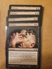 4x Distress - Core Set 2012 M12 MTG Magic Black Playset LP x 4