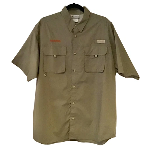 NWOT Columbia Sportswear Performance Fishing Gear Shirt Green Size L video thumbnail