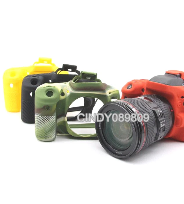 New Soft Silicone Case Protective Bag  Rubber for Canon 80D Cover Camera Cas - Image 1 of 1