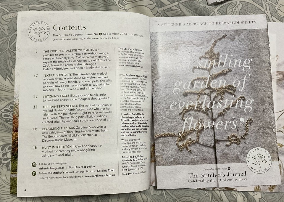 The stitchers journal Caroline Zoob eBay