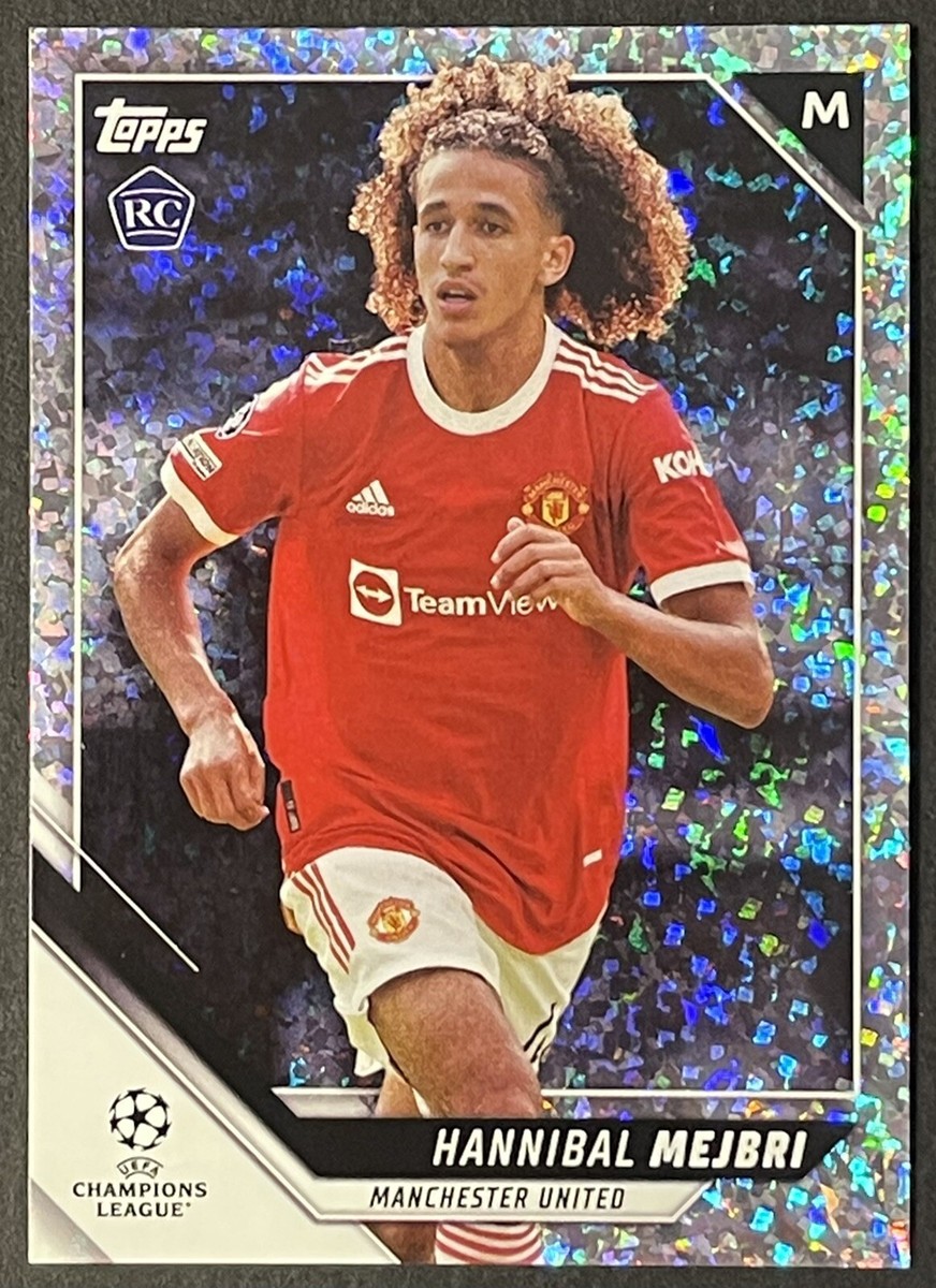 ハンニバル メイブリ Topps UCL RC パラレル PSA 10 HANNIBAL MEJBRI 2021-22 Topps UEFA Champion League Sparkle
