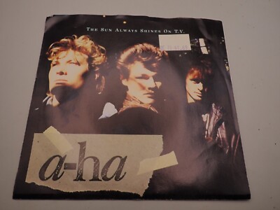 A-Ha The Sun Always Shines On TV 1985 Vinyl 45 RPM 7'' Warner Bros. 7-28846 F7B