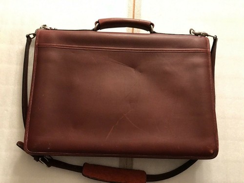 Vintage - Sacoche International - Brooklyn NY, USA Brown Leather Messenger Bag - Photo 3/10