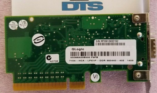 Q-Logic InfiniBand (IB) 4X SDR to PCI Express HCA 7104-HCA-LPX1P-DDR - Picture 3 of 5