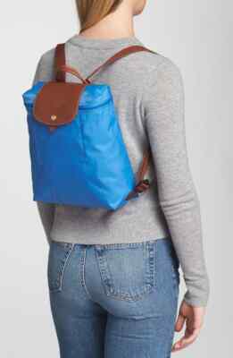 Longchamp Le Pliage Nylon Foldable Backpack ~NIP~ Cobalt | eBay display picture 3