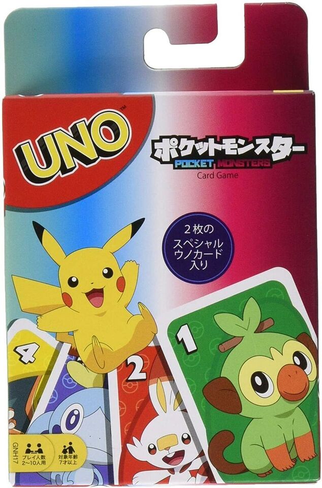 Mattel UNO Pokemon Special Card Game for sale online