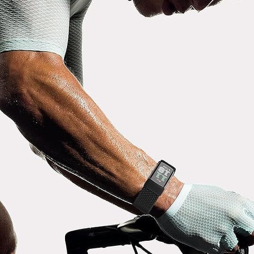 Bande extensible tressée magnétique pour Fitbit Charge 6/5 bande sport en nylon tissé souple - Photo 6 sur 9