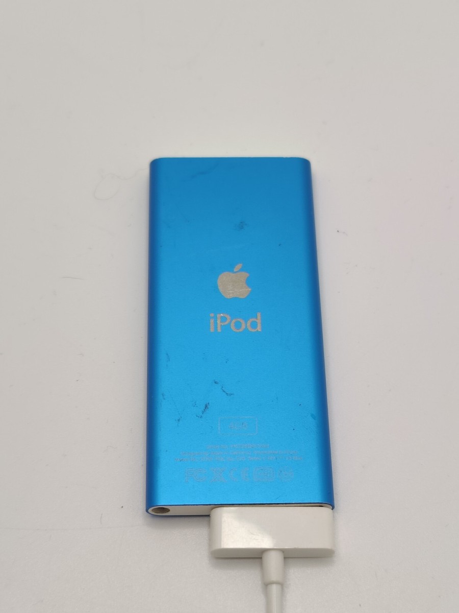 Apple Ipod Nano 2nd Generation Blue *TESTED, WORKS* 4 GB