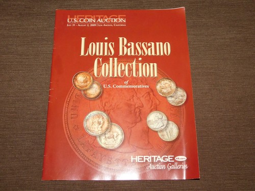 COIN BOOK  AUCTION CATALOG 2009 LOUIS BASSANO COLLECTION US COMMEMORATIVES