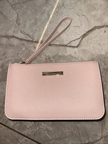 Colette Hayman Wrist Strap Clutch Bag Blush New