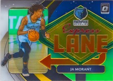 Ja Morant 2020-21 Optic Basketball Express Lane Insert Chrome Card #1 Grizzlies