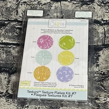 Sizzix Texturz Texture Kit #7 for BIGKICK SHOT Machines 6 Texture Designs