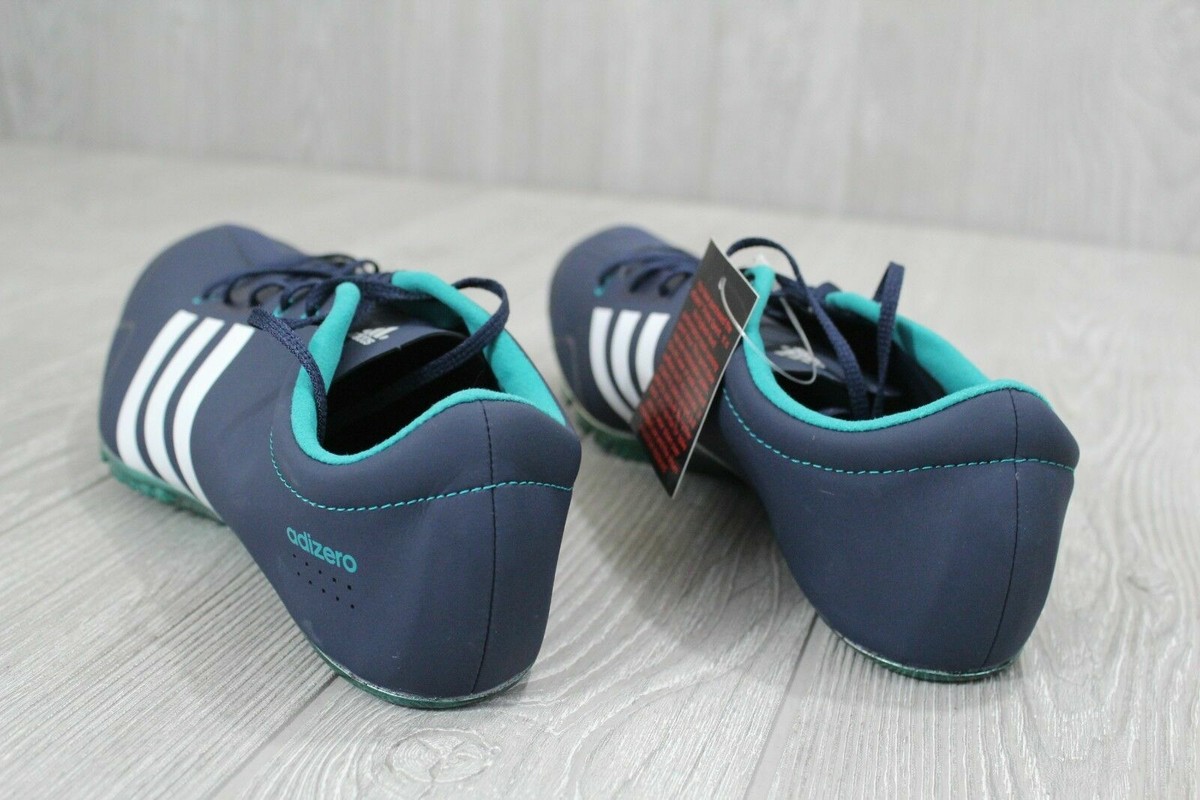 ADIDAS ADIZERO PRIME SP TRACK FIELD SPIKES SIZE 12.5 NAVY BLUE