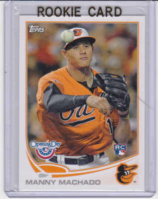 激レア！ROB MACHADOロブマチャド　ミニベリーボード　サイン入り MANNY MACHADO 2013 Topps Opening Day ROOKIE CARD Baseball RC
