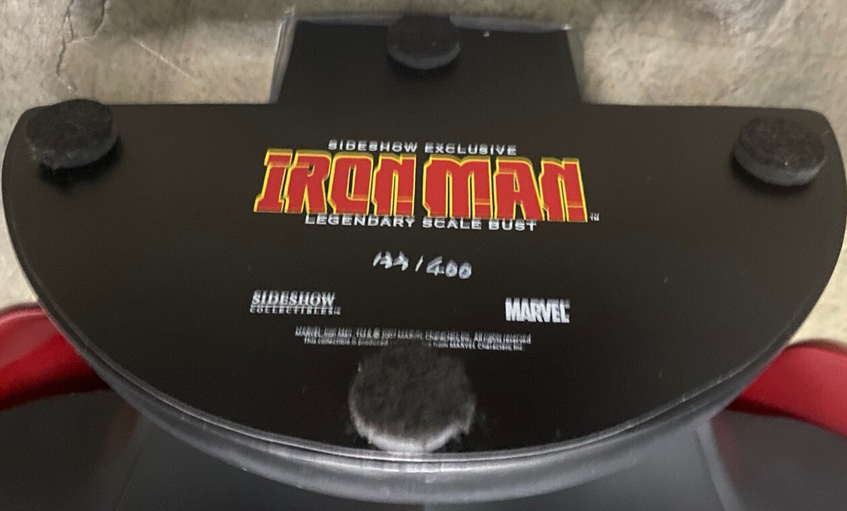 Sideshow Exclusive Iron Man Legendary Scale Bust /400 In Sideshow Exclusive Iron Man Legendary Scale Bust /400 In