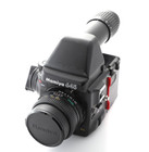 Mamiya 645 Pro Medium Format Camera Prism Finder Film Back w/120 80mm Lens