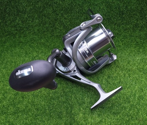 Carrete de pesca giratorio de agua salada Okuma SURF 8K 4.7:1 mano izquierda/derecha - SURF-8K - Imagen 4 de 8