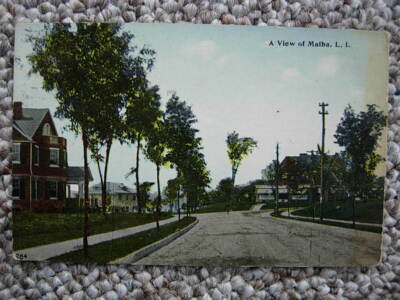 MALBA LI NY-STREET VIEW-HOUSES-ROADWAY-LONG ISLAND-QUEENS NEW YORK CITY-NYC
