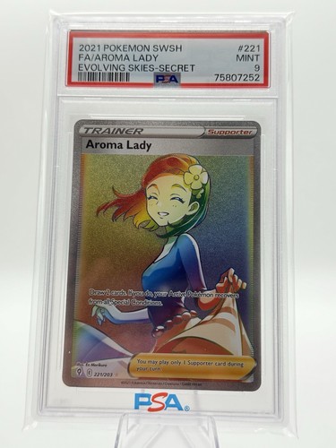 Aroma Lady graded PSA 9 for sale on eBay