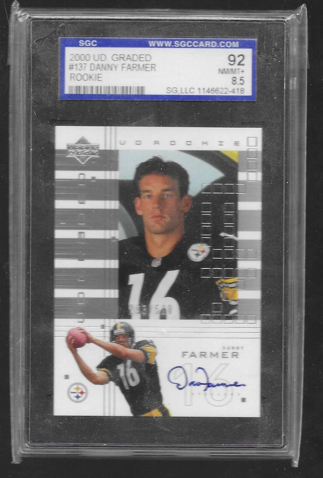 Danny Farmer Upper Deck #264 Exclusives Gold