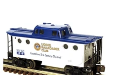 Lionel Illuminated Porthole Caboose Railroader Club LRRC Orig Box & Shipper