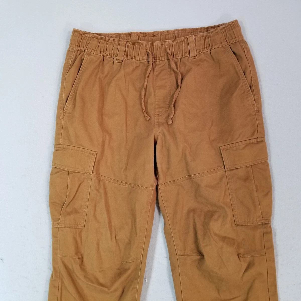 NOBO No Boundaries cargo jogger pants men's large brown Flex