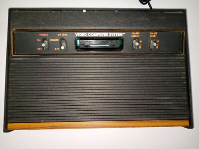 Atari 2600 (woody) Video Computer Games Console Vintage With video