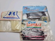 Bass Fishing Lot 3pk NOS Zman Zinker Gene Larew Jersey Riggs  BA70