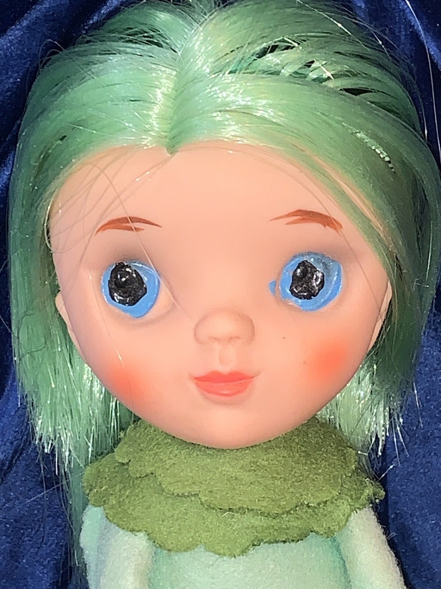 Vintage 1967 Kamar Mini the Mermaid Doll Green Knee Hugger Pre
