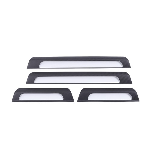 Cache boutiques plaque de protection seuil de porte extérieur en fibre de carbone mat pour Lamborghini URUS 18-23