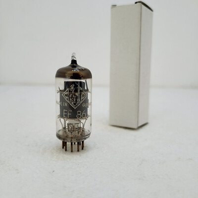 EF86 Telefunken Germany Ulm early type,welded plate December 1955 ,ultra rare