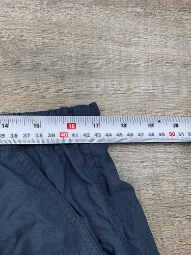 Vintage 90er Nautica blau Badeanzug Badehose Gr. L x 6" Schrittlänge gefüttert Nylon einfach minimal - Bild 10 von 12