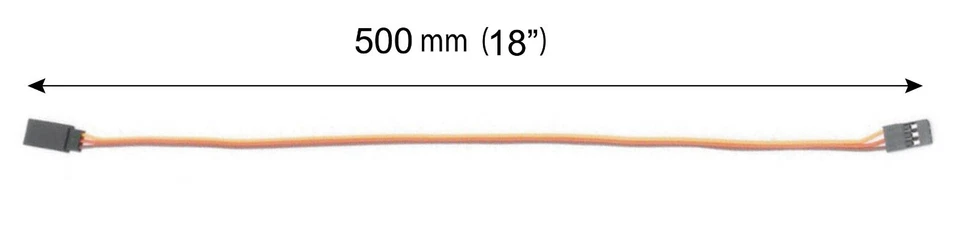 Удлинительный провод для сервопривода кабель 5 X 500 мм для радиоуправляемых игрушек приемник на сервопривод адаптер. - Изображение 4 из 4