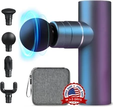 Pistola Masaje Corporal Alivio de Dolor Vibración Masajeador Relajacion Muscular