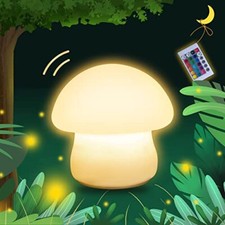 Cute Mushroom Touch Night Light for Kids Bedroom Nursery Room Decor