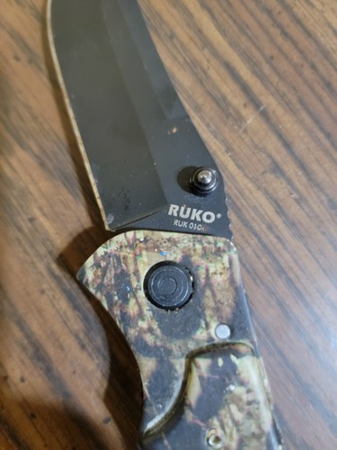 RUKO Camo Liner Lock Assisted Pocket Knife - Picture 7 of 9
