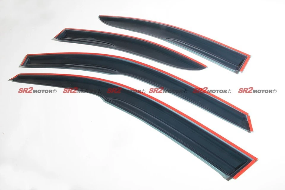 Parasol de ventana 3D ondulado MUG protector contra el clima viseras deflector se adapta a 98-02 Accord Foto 2 de 4