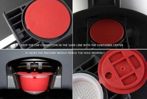 3 Refillable Reusable NESCAFE DOLCE GUSTO Coffee Capsules Pods Refill Compatible - Picture 2 of 3