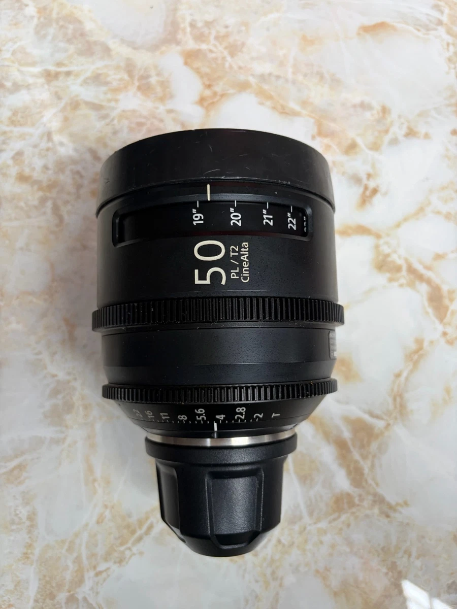 SONY 50mm T2.0 シネマレンズ PLマウント 美品 Used Sony SCL-P50 T2.0 50mm - PL Fit | MPB