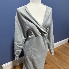 Cupshe Sweater Dress, New With Tags, Light Grey. So Cute, Mid Calf Length