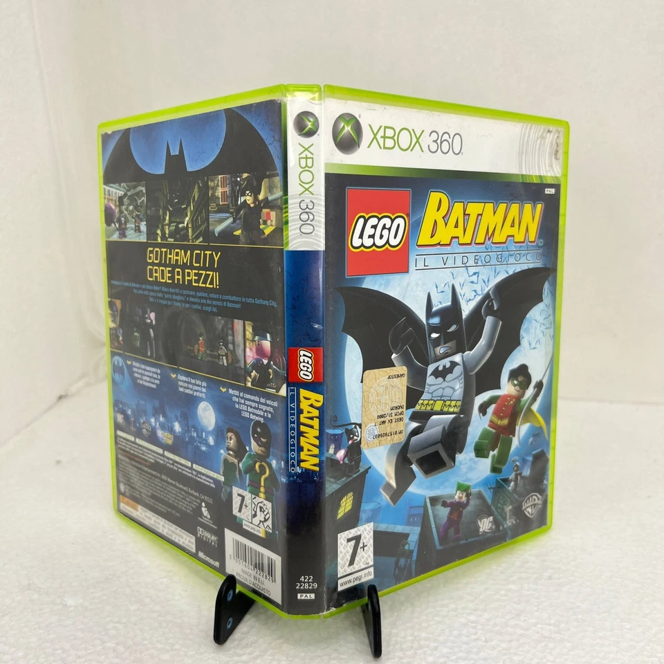 LEGO Batman Il Videogioco xbox 360 Microsoft PAL ITA completo manuale Italiano - Immagine 3 di 4